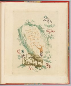 Title page, Plate 1 from "Nouvelle suite de cahiers chinois a l