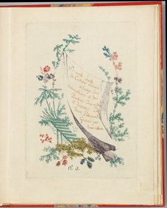 Title page, Plate 1 from "Nouvelle suite de cahiers chinois a l