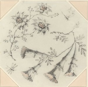 Trumpet Flowers and Daisies