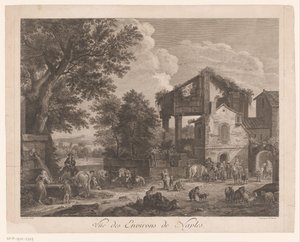 View of the Surroundings of Naples by Jean Baptiste Racine