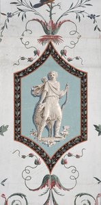 Arabesque Wallpaper Design (detail) by Jean Baptiste Réveillon