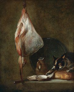 Still Life with Cat and Rayfish