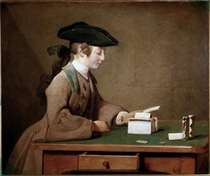 The House of Cards by Jean Baptiste Simeon Chardin