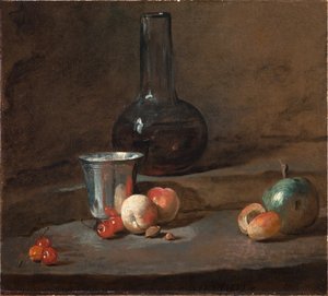 The Silver Goblet, c.1728 by Jean Baptiste Simeon Chardin