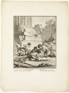 The Dimple, or The Game of Stones, from The Games of the Urchins of Paris