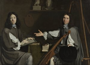 Double Portrait of Both Artists by Jean Baptiste de Champaigne