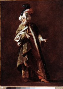 The Imam of the Great Mosque - Painting by Jean Barbault (1718-1762) 1748