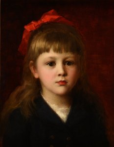 Portrait of a Little Girl by Jean Benner