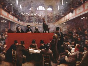 At the Graffard Meeting Hall