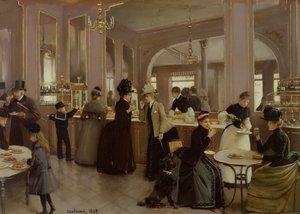 The Pastry Shop Gloppe, Champs Elysees, 1889