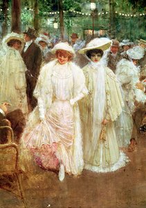 The Gardens of Paris, or The Beauties of the Night, 1905 (detail)