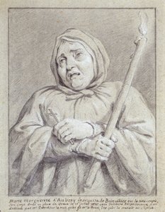The Marquise de Brinvilliers on the way to her death