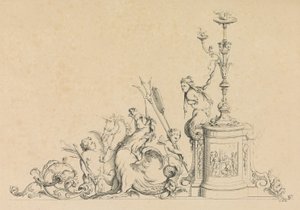 Arabesque Designs for Various Uses Invented by J.B. Toro, 1716