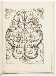 Plate 13, from Various Designs for Locksmiths by Jean Bérain the Elder