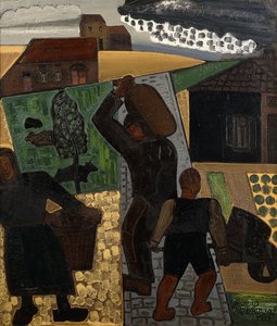 Returning Home from Work by Jean Brusselmans