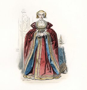 Anne of Cleves, wife of King Henry VIII of England, after Hans Holbein