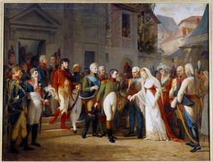 Napoleon I Received Queen Louise of Prussia at Tilsit on July 6