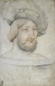Portrait of Francis I, King of France by Jean Clouet