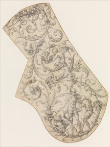 Design for the Right Pauldron of a Parade Armor by Jean Cousin the Elder.
