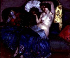 Nude on a Sofa by Jean Czenz