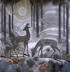 Two Deer in a Forest