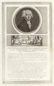 Portrait of Louis Pierre Manuel by Jean Duplessi Bertaux