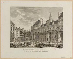Attack on the Paris Commune House by Jean Duplessis-Bertaux