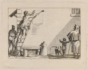 Street Scene by Jean Duplessis Bertaux