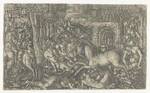 The King Flees from the Unicorn by Jean Duvet