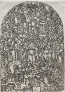 The Apocalypse: An Innumerable Multitude which stand before the Throne by Jean Duvet
