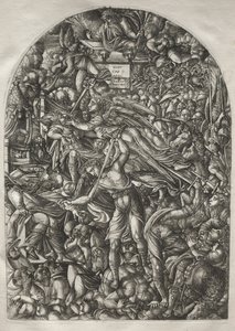 The Apocalypse: The Angel Sounding the Sixth Trumpet by Jean Duvet