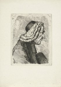 Portrait of Francois-Philippe Mesenguy by Jean Duvivier (attributed to)