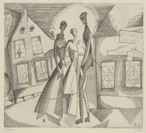 Evening in the Village by Jean Emile Laboureur