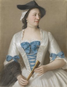 Portrait of Jeanne-Elisabeth Sellon, Lady Tyrell, Wife of Sir Charles Tyrell, 7th Baronet of Thornton (Buckinghamshire)