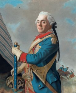 Portrait of Maurice de Saxe, Marshal of France, 1748