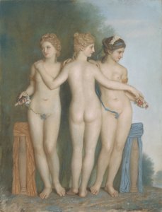 The Three Graces, after the Antique Marble Group in the Galleria Borghese, Rome