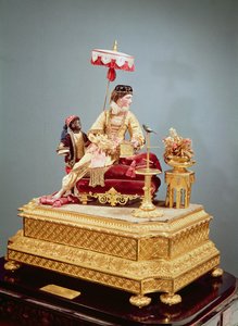 Automaton of The Singing Lesson, 1844 by Jean Eugene Robert