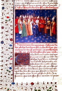 Coronation of French King Philippe II Auguste in 1179