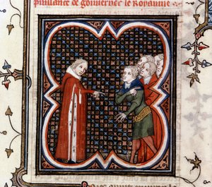 Etienne Marcel, a Provost of the Merchants of Paris, Told by King John II the Good of France to Respect the 