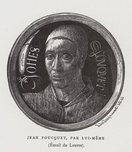 Self-Portrait of the 15th Century French Painter Jean Foucquet by Jean Fouquet