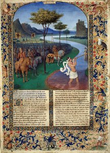 The Passage of Rubicon by Julius Caesar by Jean Fouquet