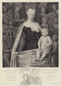 The Virgin and Child Surrounded by Angels, c. 1450 by Jean Fouquet