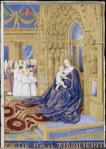 The Virgin and Child enthroned Hours of Étienne Chevalier
