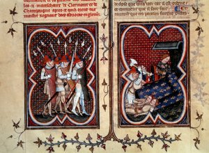 The Murder of Robert de Clermont and Jean de Conflans by Etienne Marcel and His Men on 22 February