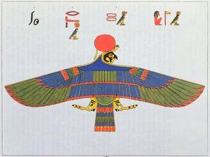 The god Horus represented in the form of a sparrowhawk, 1823 by Jean Francois Champollion