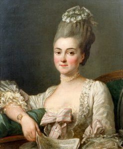 Portrait of a Lady Holding a Sheet of Music