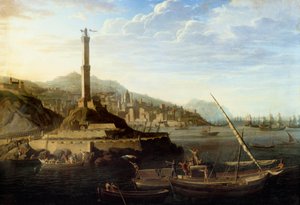 Napoleonic War: Entry into Genoa of the French Army Commanded by General Miollis on 24 June 1800 by Jean Francois Hue