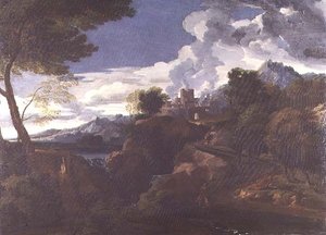 Landscape with a Burning City