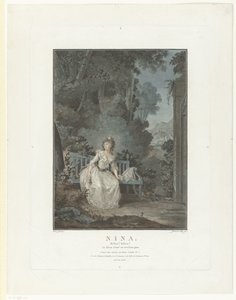 Portrait of Madame Dugazon by Jean Francois Janinet
