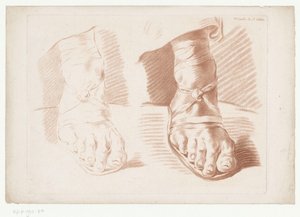 Two Feet in Sandals by Jean Francois Janinet
